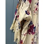 Umgee  U.S.A. Shawl Wrap Multi Floral‎ Size L Fringe Edge lightweight comfy cute Photo 3