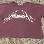 Daydreamer Metallica cropped graphic T-shirt Photo 0