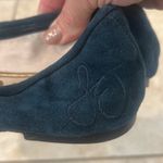 Sam Edelman  Green Blue Suede Leather Ballet Flats EUC 9 Photo 5