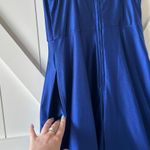Blue Formal Dress Short Size 2 Photo 3