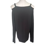Athleta  Cutout Neck Sweatshirt in Black, Style 352951, Sz L Photo 4