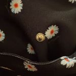 Alice + Olivia Black Fabfitfun Daisy Print Duffle Bag Weekender Travel Overnight Photo 13