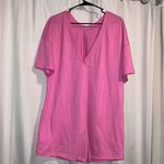 🎉4 for $20 Short Sleeve Romper, Large Pink Photo 4