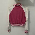 Playboy Vintage Varsity Jacket Pink White Photo 1