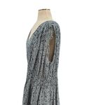 Madewell Plus Sophia Smocked Midi Dress Florentine Floral Blue Gray Plus Size 3X Photo 8