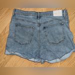 H&M Blue Jean Shorts Ultra hi waist mom short size 12 Photo 1