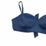 Echo Solid Black Tie Back Bikini Swim Top Women's Size Large Photo 1