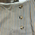 Lush Clothing Lush Stripped Button Skirt Photo 1