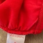 Xhilaration Vibrant Red Knotted Strap Top Photo 2
