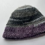 American Eagle Outfitters Gray and Purple Knit Hat Photo 1