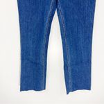 Helmut Lang  High Rise Straight Leg Jeans Raw Hem Size 27 Photo 2