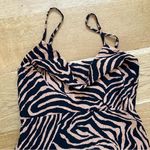 Cupshe  - Zebra Print Maxi Dress in Brown and Black Photo 2