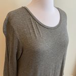 Suzanne Betro  Gray Ruffle Hem Maxi Dress Photo 10