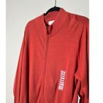 Studio Works Cardigan Sweater Womens 3X Rust Orange Full Zip Cotton Fall Autumn Photo 1