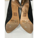 Forever 21 Womans Size 7.5 Black Suede Slip On Pumps Photo 6