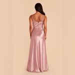 Birdy Grey  Jay Dress In Shiny Satin English Rose Photo 4