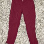 Lululemon Athletica Womens Drawstring Unlined Street To Studio Pants II Maroon S Photo 4