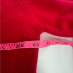 From Future winter sports oversized cashmere turtleneck embroidered sweater sz S Red Photo 3