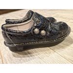 Alegria Deliah Moody Blues Shoes 37 clogs 7 7.5 Patent Slip On Mules DEL-7506 Photo 9