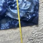 Electric & Rose Sports Bralette Crop Top Tie Dye Blue Womens Small Made In USA Photo 4