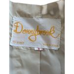 Donnybrook Beige Trench Coat Button Closure Belted Waist Vintage Classic 8 READ Photo 2