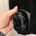 OVI Black Velvet One Button Blazer Women's Size Small Whimsigoth Party Photo 3