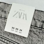 ZARA  Black Stone Wash Denim Skirt Photo 6
