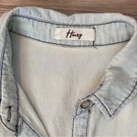 Disney Honey Mickey Mouse Embroidered Denim Sleeveless Shirt Photo 2