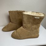 BEARPAW  Boots Emma Short Womens 10 Brown Suede Upper Wool Lined Winter Boots Photo 3