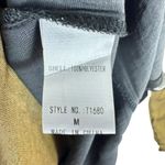 MIOU MUSE Mustard Black Cream Color Block Collared Light Button Up Blouse Size M Size M Photo 7