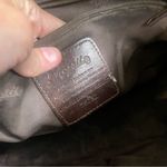 Fossil Vintage  Messenger Bag, Crossbody Bag~‎ Dark Brown Leather STRAP HAS wear Photo 5