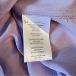 Equipment  Slim Signature Silk Shirt size Medium Lilac Long Sleeve Collared Photo 9