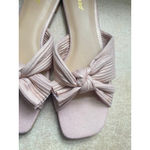 Bamboo  Bow Slip-On Sandal Flats Pink Metallic Summer Resort 9 Beach Vaca Summer Photo 2