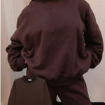 PARKE  Chocolate Brown Mockneck Photo 0