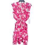 Revolve Torn by Ronny Kobo Collection Pink White Cut Out Mini Dress Size Small NWT Photo 5