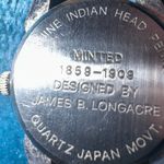 Indian Head Watch with Minimalist Face and Beaded Band Silver Photo 7