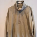 Abercrombie & Fitch Abercrombie Soft A&F Essential Half-Zip Sweatshirt Light Green Size L Photo 1