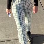 Anthropologie Plaid Kick Flare Cropped Pants Photo 5