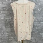 Old Navy Cream Strawberry Print Tank Top Photo 2