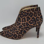 Jessica Simpson  Taveli Womens Leopard Print High Heel Pointed Toe Booties Size 9 Photo 10