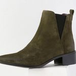 REBELS Green Suede Leather Chelsea Ankle Boots EU 37 / US 6.5 $168 Photo 1