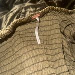 Free People NWOT Farrier Velvet Mini Dress Olive Green Photo 6