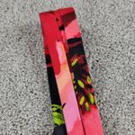 Lane Bryant  Womens Dress 22 Red Black Floral Sleeveless Pleated Fit & Flare Photo 9