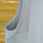 Blair  L Gray Blue Pocketed Tunic Top Photo 4