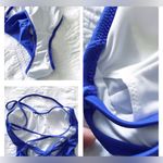 Victoria's Secret PINK Victoria’s Secret Blue/purple one piece lace up Photo 8