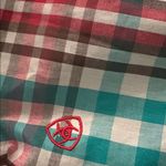 Ariat Maria Plaid Shirt Embroidered Pearl Snaps Western XL NEW Photo 7