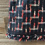 Kate Spade  Multi Color Tweed Skirt Raw Hem A-Line Size 10 Photo 2