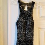 Elegant Black Lace Gown Size 2 Photo 4