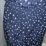 Loft  Blue Maxi Wrap Dress with Spaghetti Straps Photo 3