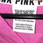 Victoria's Secret  Pink Pullover V Neck Hoodie Size XS Hot Pink Photo 2